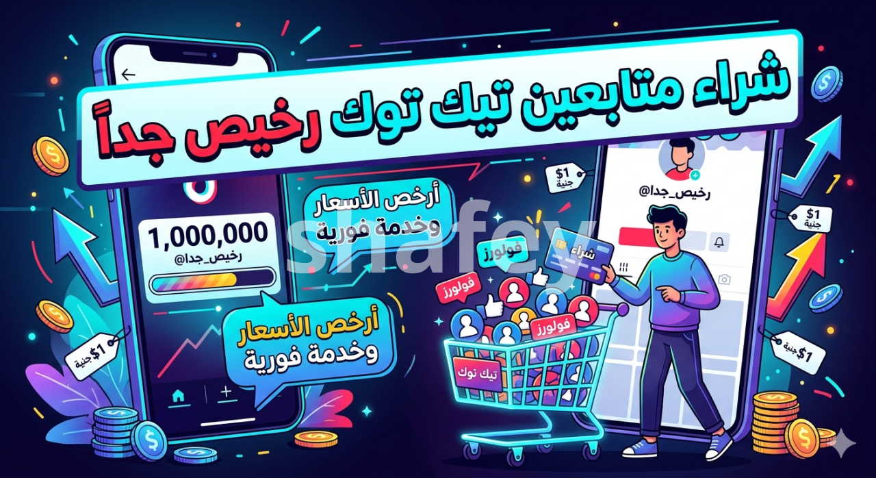شراء متابعين تيك توك رخيص جداً 2026