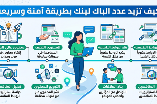 كيف تزيد عدد الباك لينك بطريقة آمنة وسريعة في 2026