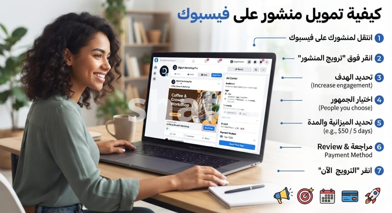 دليل شامل حول كيفية تمويل منشور على الفيسبوك